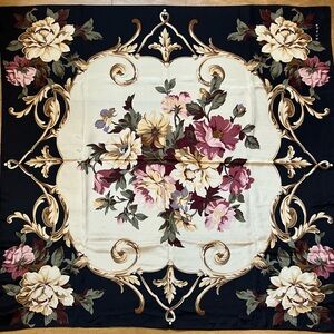 Echo Floral Silk Scarf Women’s Accessories Square Silk Scarf